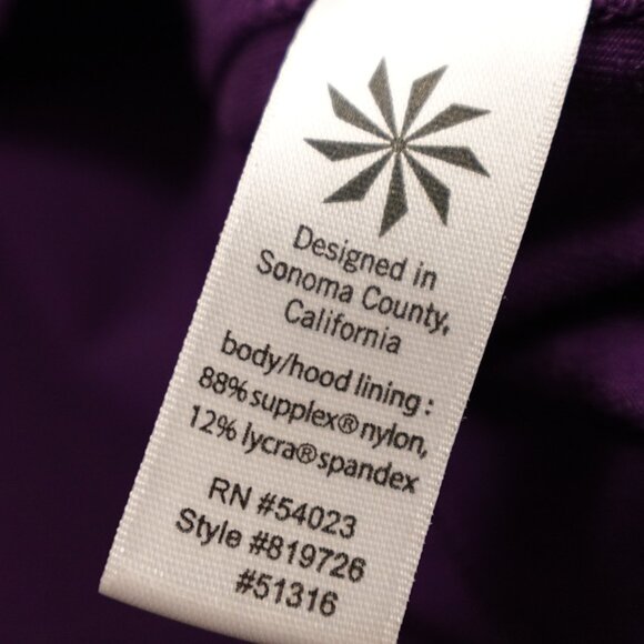 Athleta‎ Modra Halter Dress Women’s 6P Purple Built-In Bra Athleisure Bodycon - Picture 8 of 12